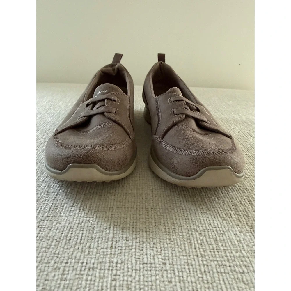 Skechers Air Cool Shoes Womens Size 7 Brown Memory Foam Slip On Comfort Loafer